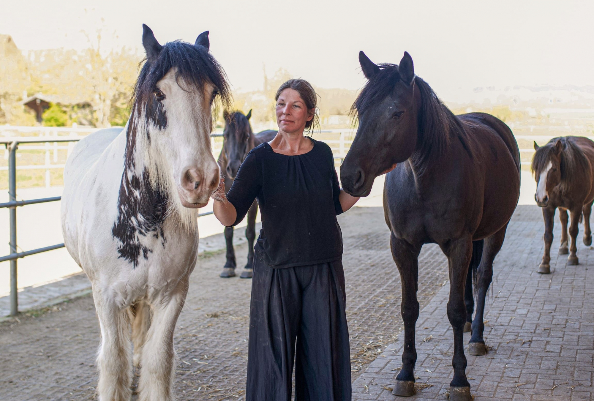 Yenna mit Donald und Miranda