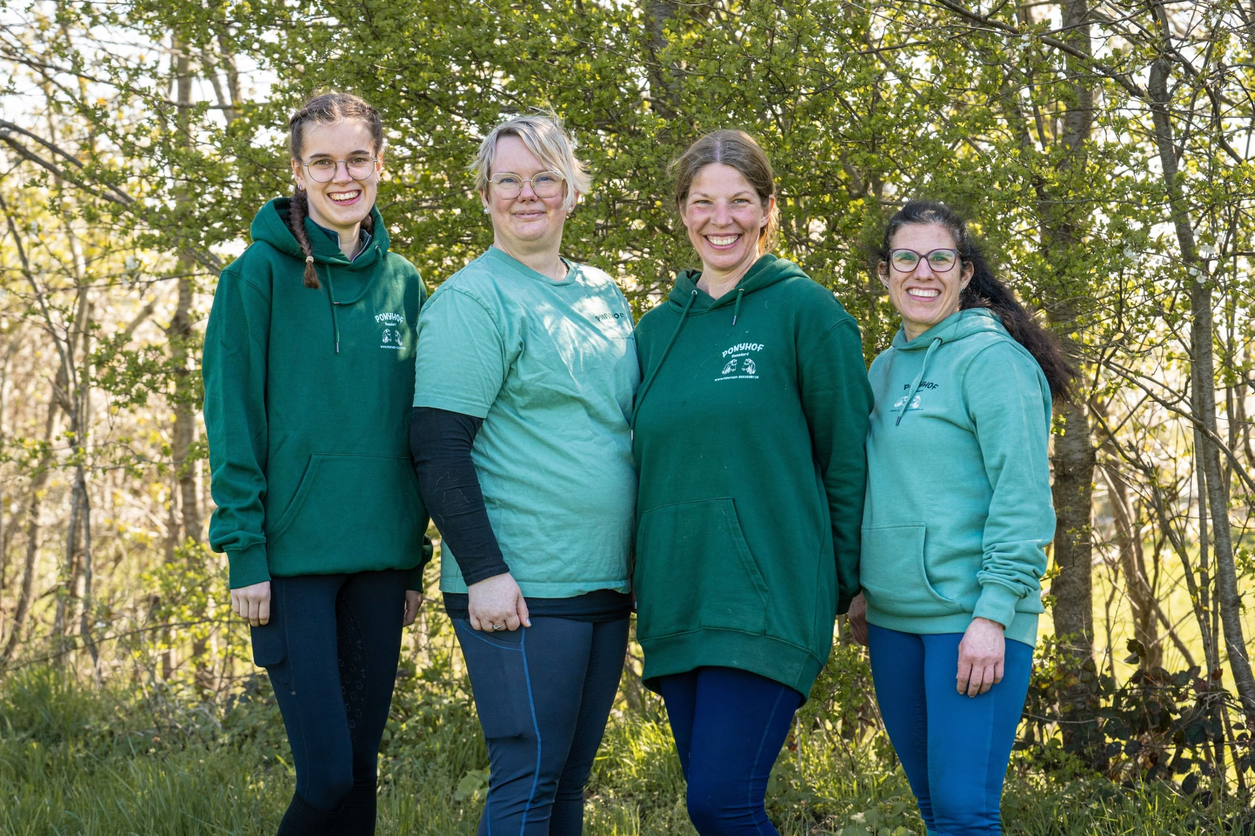 Gruppenbild - Ria, Kathrin, Yenna, Lucia